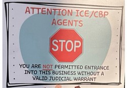 America behind this sign!